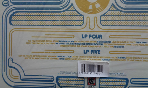 Various : For Discos Only (Indie Dance Music From Fantasy & Vanguard Records 1976–1981) (5xLP, Comp, RE, RM + Box)