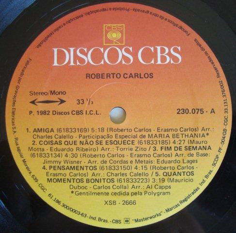 Roberto Carlos : Roberto Carlos (LP, Album, Gat)