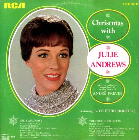 Julie Andrews With André Previn Featuring The Yuletide Choristers : Christmas With Julie Andrews (LP, Comp, S/Edition, Hol)
