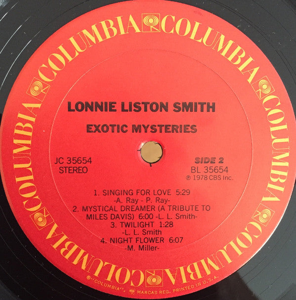 Lonnie Liston Smith - Exotic Mysteries (LP, NM) – Lulo Records