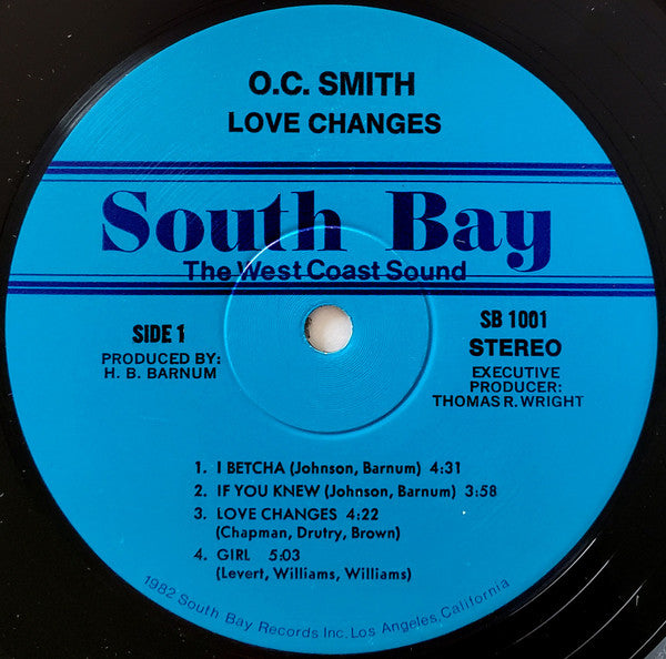OC Smith : Love Changes (LP, Album)