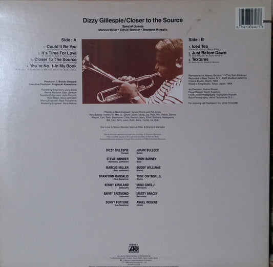 Dizzy Gillespie : Closer To The Source (LP, Album, Spe)