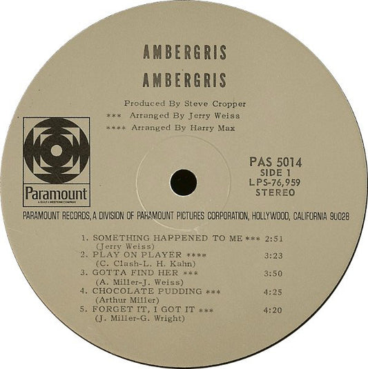 Ambergris - Ambergris vinyl record, LP (Very Good Plus (VG+)) | Lulo Records