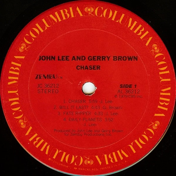 John Lee (3) & Gerry Brown : Chaser (LP, Album)