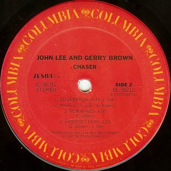 John Lee (3) & Gerry Brown : Chaser (LP, Album)