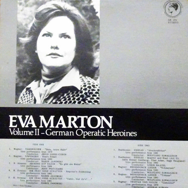 Éva Marton : Volume II - German Operatic Heroines (LP, Comp)