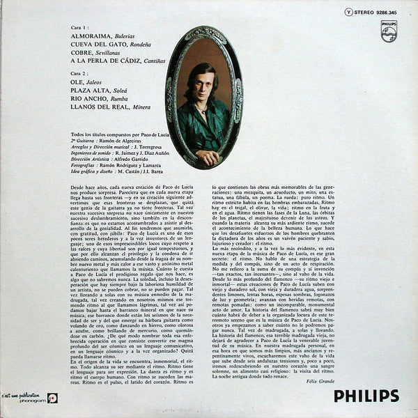 Paco De Lucía : Almoraima (LP, Album)