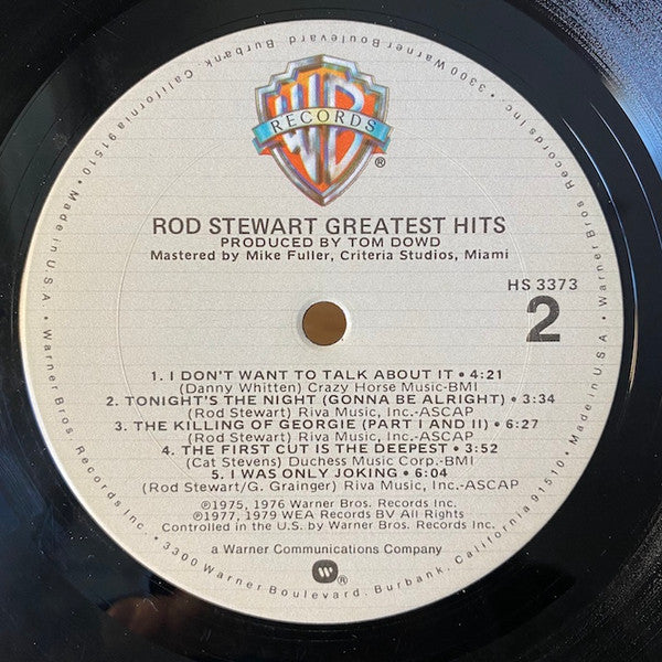 Rod Stewart : Greatest Hits (LP, Comp, CP-)