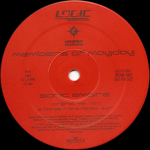 Members Of Mayday : Sonic Empire (12", Promo)