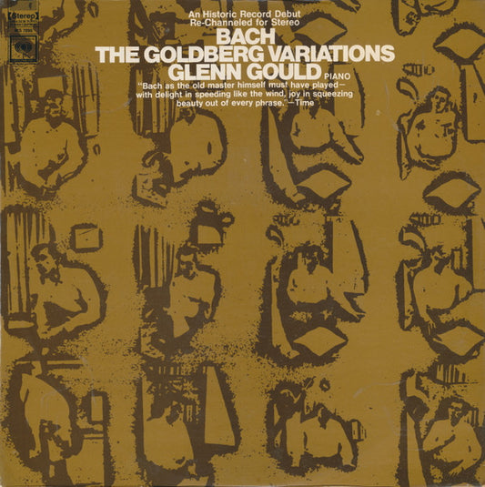Johann Sebastian Bach, Glenn Gould : The Goldberg Variations (LP, RE, Re-)