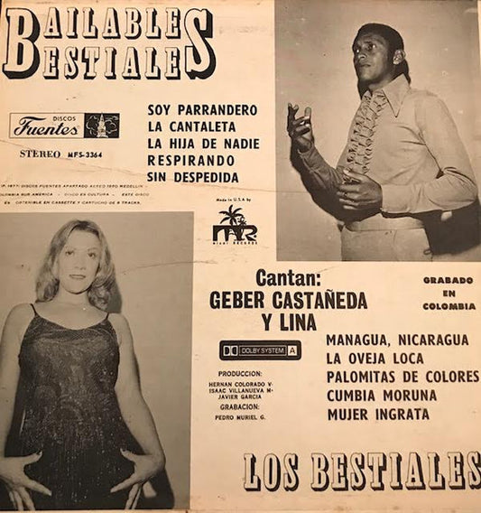Los Bestiales - Bailables Bestiales vinyl record, LP (Very Good (VG)) | Lulo Records