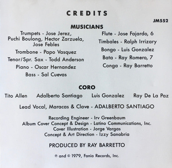 Ray Barretto Con Adalberto Santiago : Rican/Struction (CD, Album)