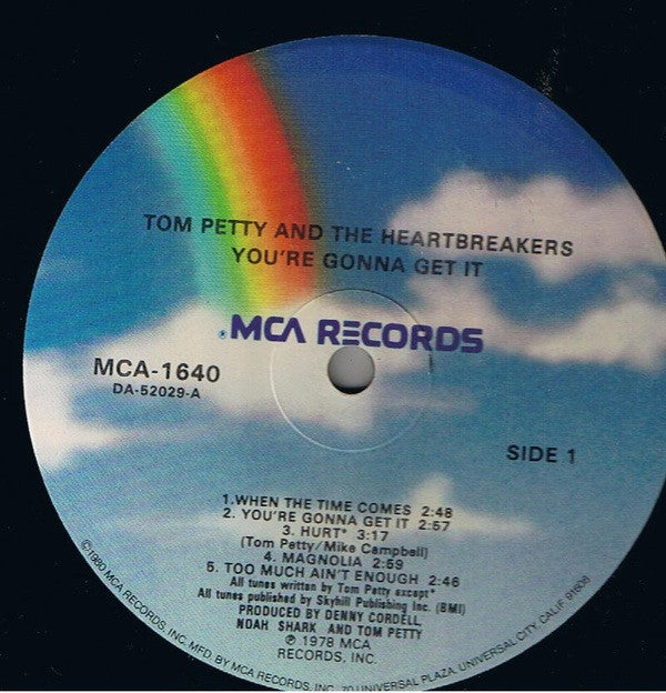 Tom Petty And The Heartbreakers : You're Gonna Get It! (LP, Album, RE, Glo)