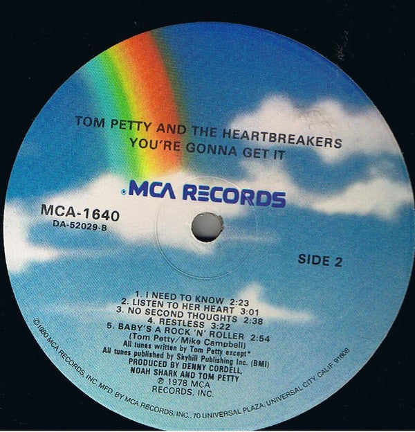Tom Petty And The Heartbreakers : You're Gonna Get It! (LP, Album, RE, Glo)