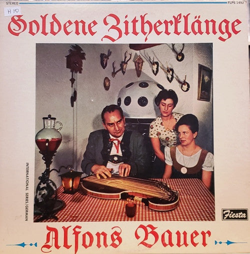 Alfons Bauer : Goldene Zitherklänge (LP, Album)