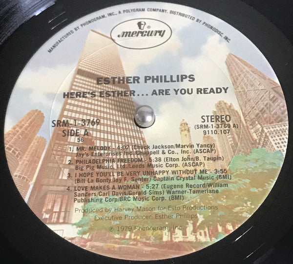 Esther Phillips : Here’s Esther...  Are You Ready (LP, Album)