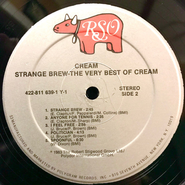 Cream (2) : Strange Brew - The Very Best Of Cream (LP, Comp, RM, 53 )
