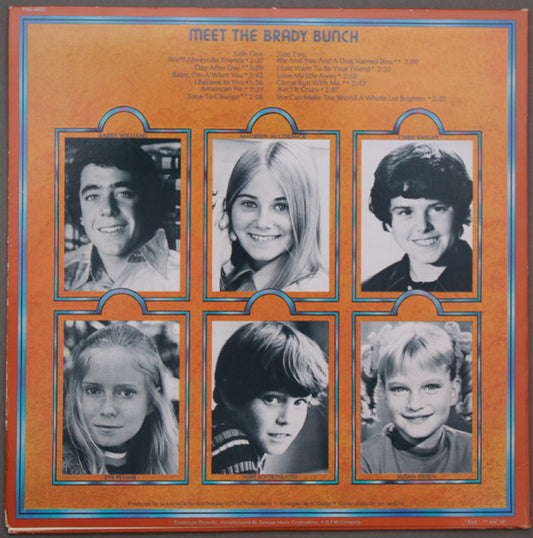 The Brady Bunch - Meet The Brady Bunch vinyl record, LP (Mint (M)) | Lulo Records