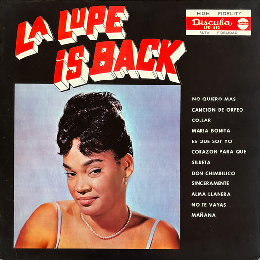 La Lupe : La Lupe Is Back (LP, Album, Mono)