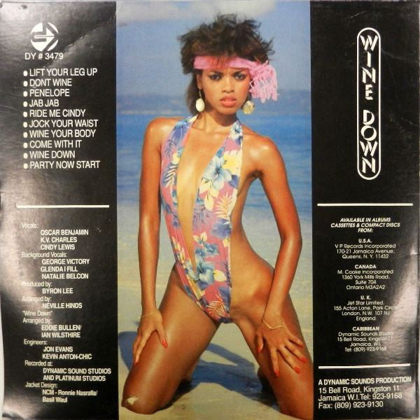 Byron Lee And The Dragonaires : Wine Down (LP, Album)