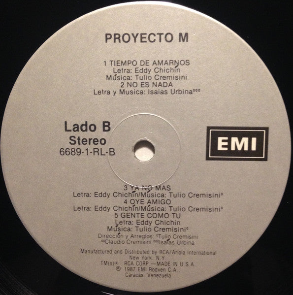 Proyecto M : Proyecto M (LP, Album)