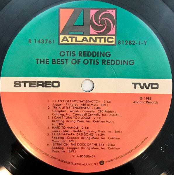 Otis Redding : The Best Of Otis Redding (LP, Comp, Club)