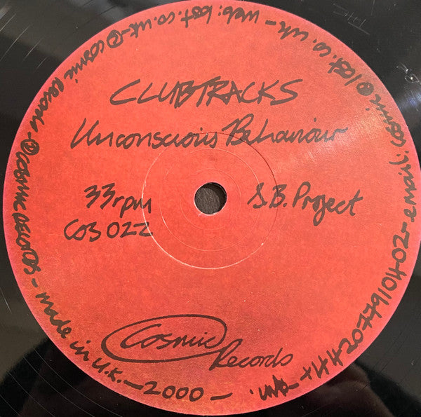S.B. Project : Unconscious Behaviour (12")