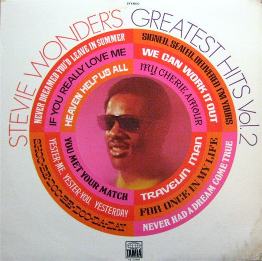 Stevie Wonder : Stevie Wonder's Greatest Hits Vol. 2 (LP, Comp, RE)