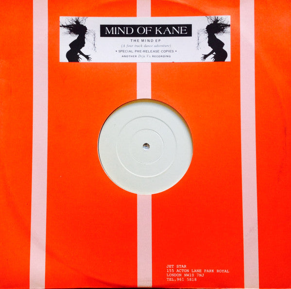 Mind Of Kane : The Mind E.P. (12", EP, W/Lbl)