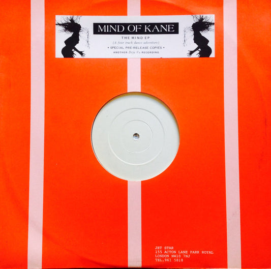 Mind Of Kane : The Mind E.P. (12", EP, W/Lbl)