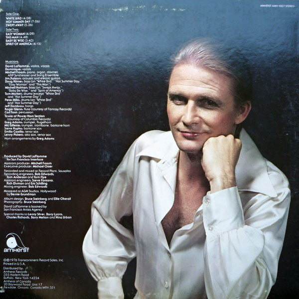David LaFlamme : White Bird (LP, Album, Pit)