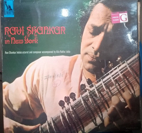 Ravi Shankar : Ravi Shankar In New York (LP)