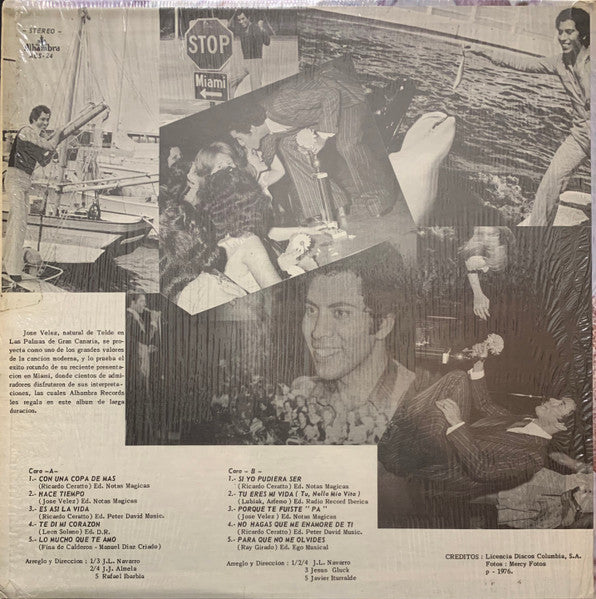 José Vélez : Jose Velez (LP, Album, Comp)