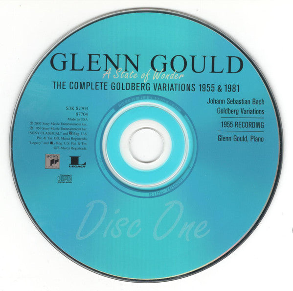 Glenn Gould : A State Of Wonder • The Complete Goldberg Variations 1955 & 1981 (3xCD, Comp, RM)