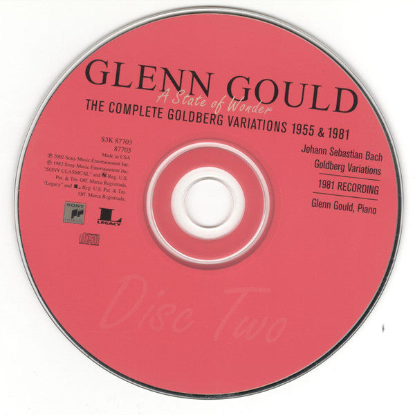 Glenn Gould : A State Of Wonder • The Complete Goldberg Variations 1955 & 1981 (3xCD, Comp, RM)