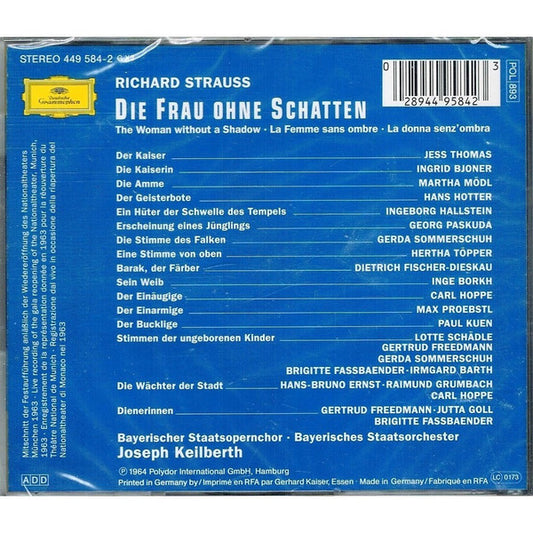 Richard Strauss - Inge Borkh · Ingrid Bjoner · Martha Mödl · Jess Thomas · Dietrich Fischer-Dieskau · Bayerisches Staatsorchester · Joseph Keilberth - Die Frau Ohne Schatten vinyl record, 3xCD (Near Mint (NM or M-)) | Lulo Records
