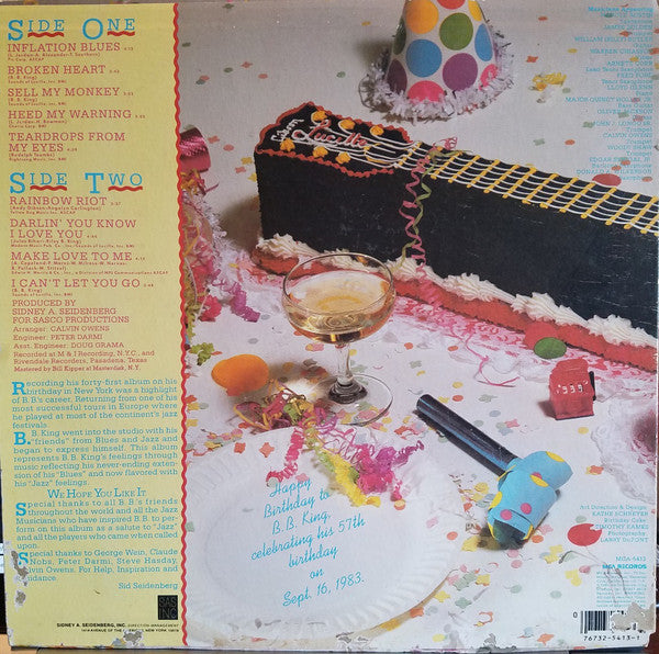 B.B. King : Blues 'N' Jazz (LP, Pin)