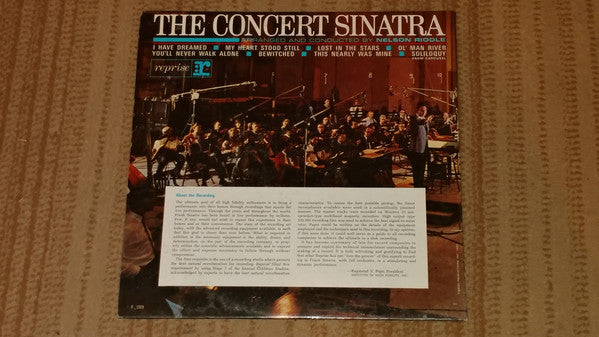 Frank Sinatra : The Concert Sinatra (LP, Album, Mono, RE, Gat)