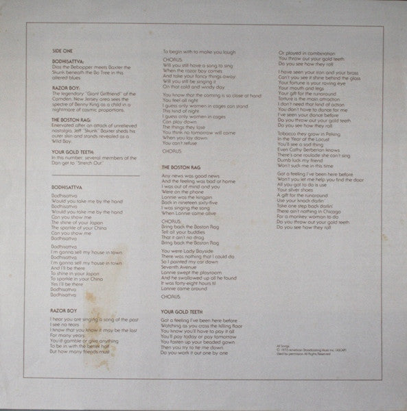 Steely Dan : Countdown To Ecstasy (LP, Album, RE)