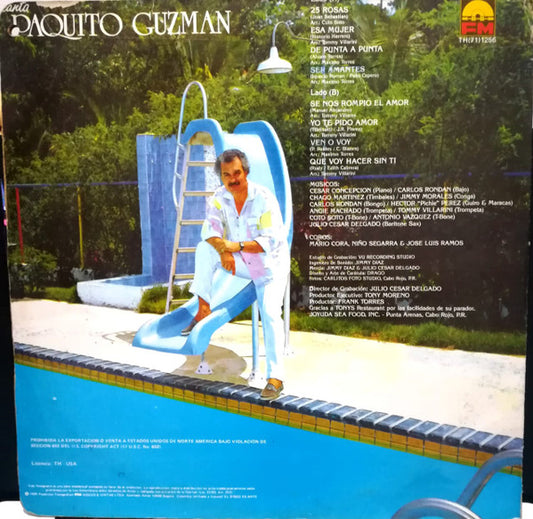Paquito Guzman : Champán y Ron Orquesta Las Mejores Baladas En Salsa (LP, Album)