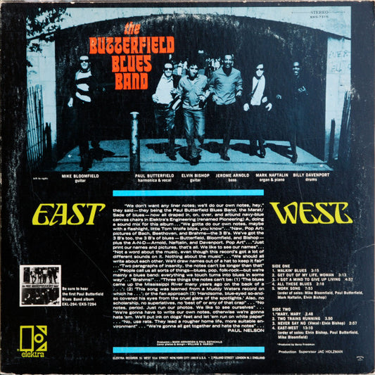 The Paul Butterfield Blues Band - East-West vinyl record, LP (Very Good (VG)) | Lulo Records