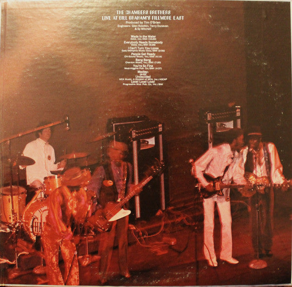 The Chambers Brothers : Love, Peace And Happiness / Live At Bill Graham's Fillmore East (2xLP, Album, San)