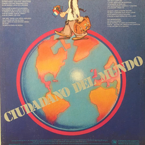 Mario Moreno "Cantinflas" : Con Los Niños Del Mundo (LP, Album, Gat)
