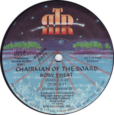 Chairman Of The Board (3) : Body Sweat (12", Promo)