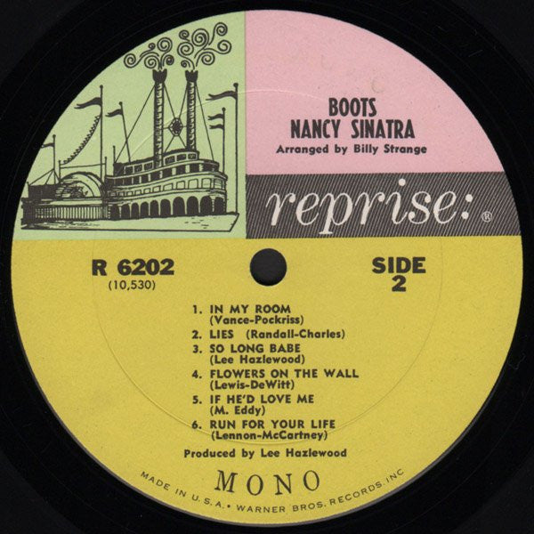 Nancy Sinatra : Boots (LP, Album, Mono, Pit)