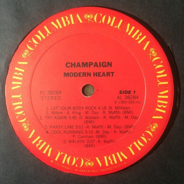 Champaign : Modern Heart (LP, Album)