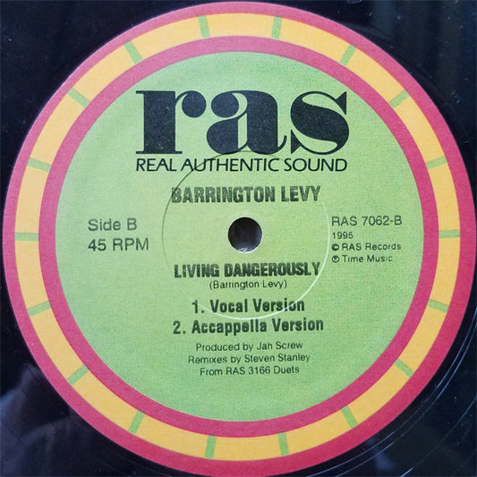 Barrington Levy / Bounty Killer - Living Dangerously vinyl record, 12" (Near Mint (NM or M-)) | Lulo Records