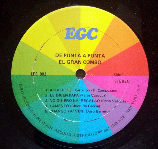 El Gran Combo : De Punta A Punta (LP, Album)