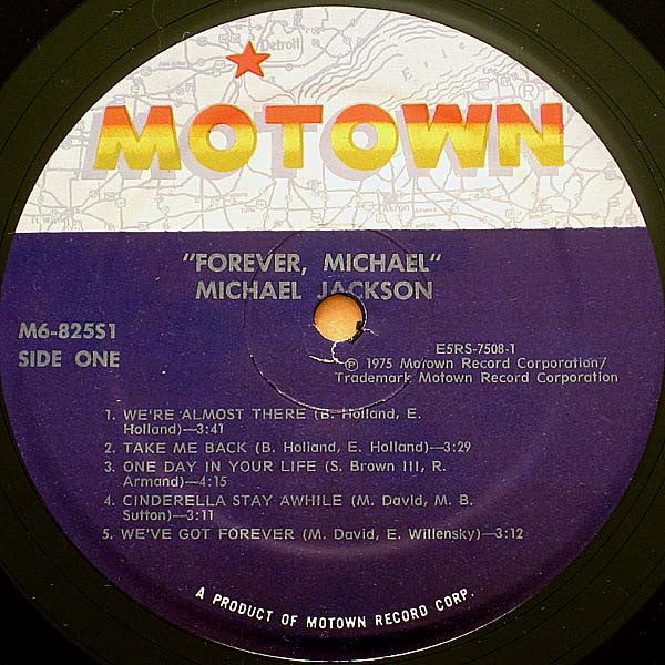 Michael Jackson : Forever, Michael (LP, Album, Gat)