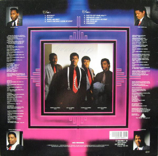 Mac Band Featuring The McCampbell Brothers : Mac Band Featuring The McCampbell Brothers (LP, Album)